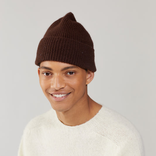 Le Bonnet Beanie in Schoko