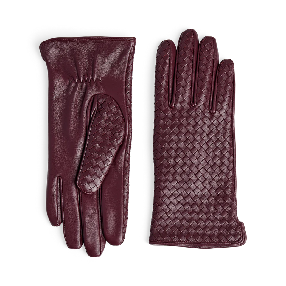 Melia Handschuhe in Burgund