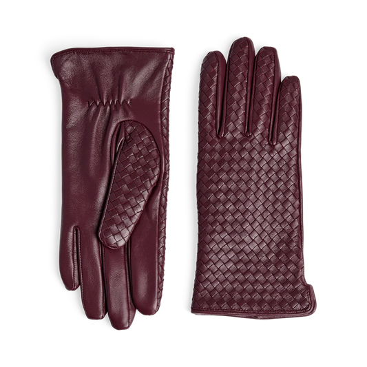 Melia Handschuhe in Burgund
