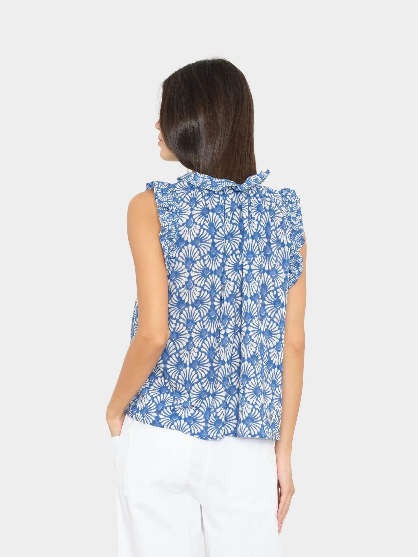 Xirena Bex Bluse cobalt