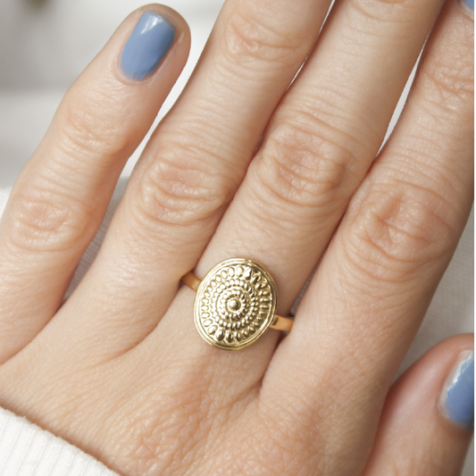 Luisa Ring Basic Lover Collection - 14K vergoldet