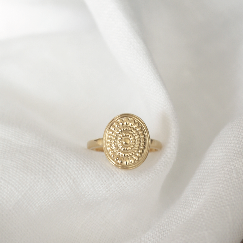 Luisa Ring Basic Lover Collection - 14K vergoldet