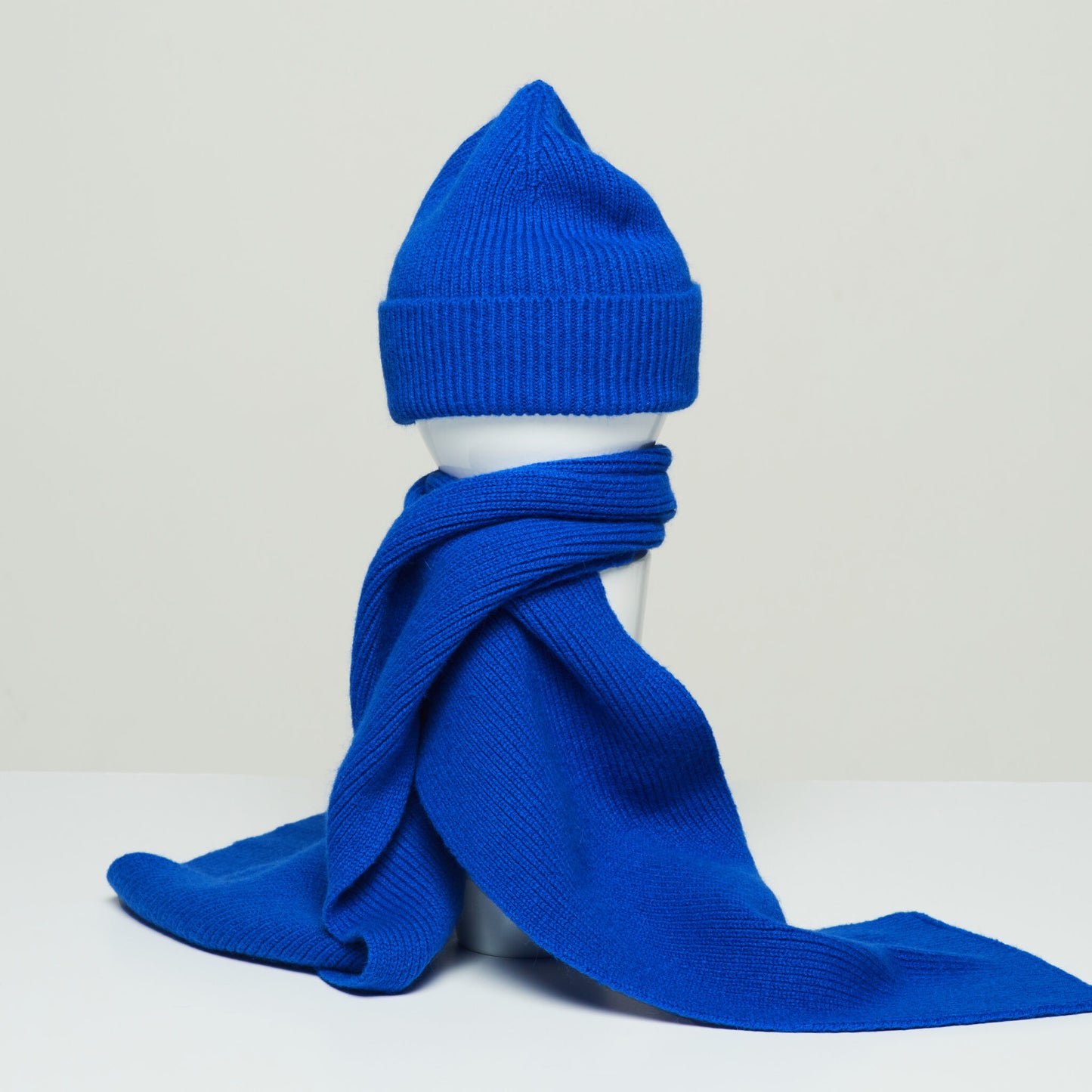 Le Bonnet Schal Royal Blau